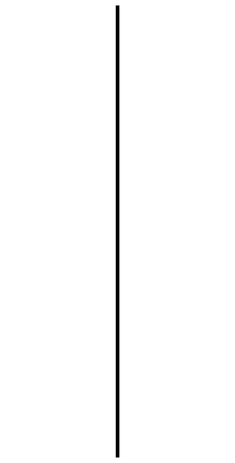 Черная линия вертикальная
