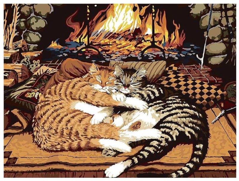 Charles Wysocki и его кошки