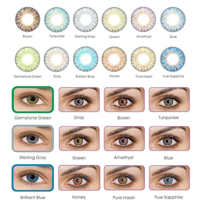 Контактные линзы FRESHLOOK Colorblends(Pure Hazel)
