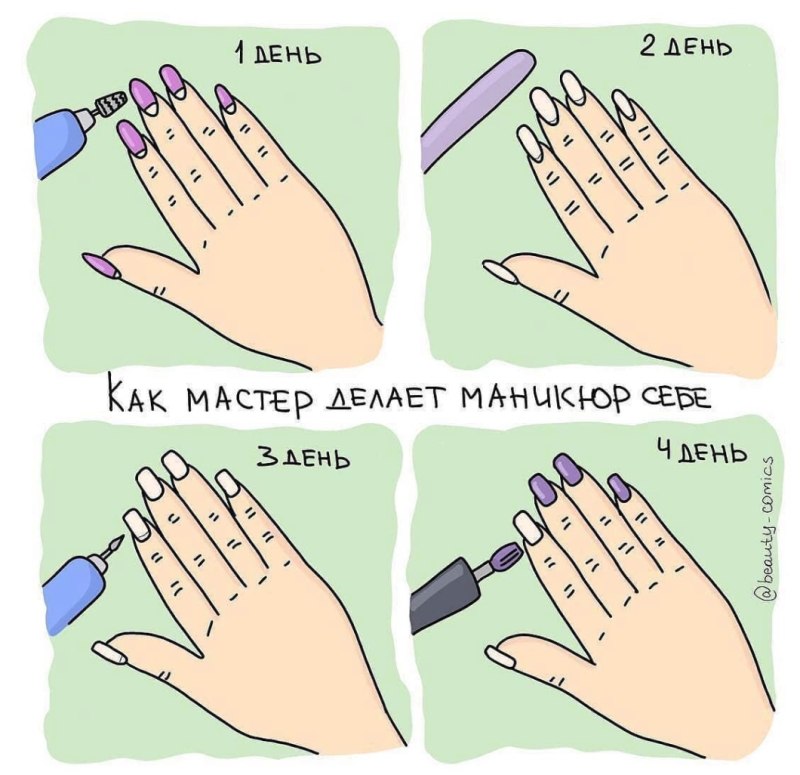 Смешной маникюр