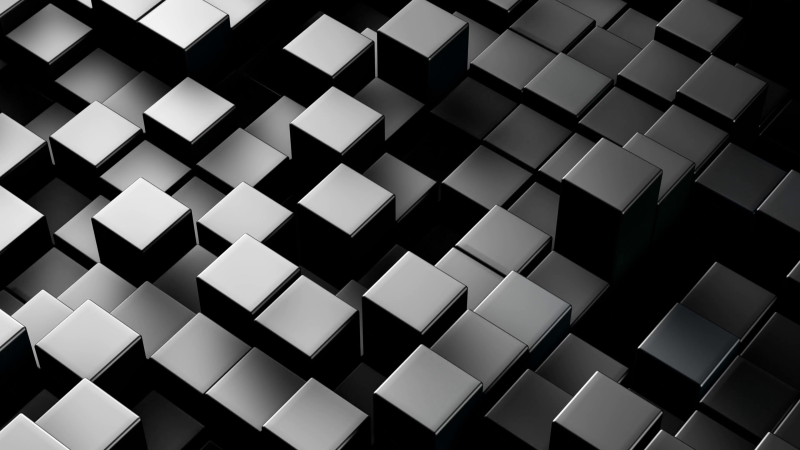 Обои кубики