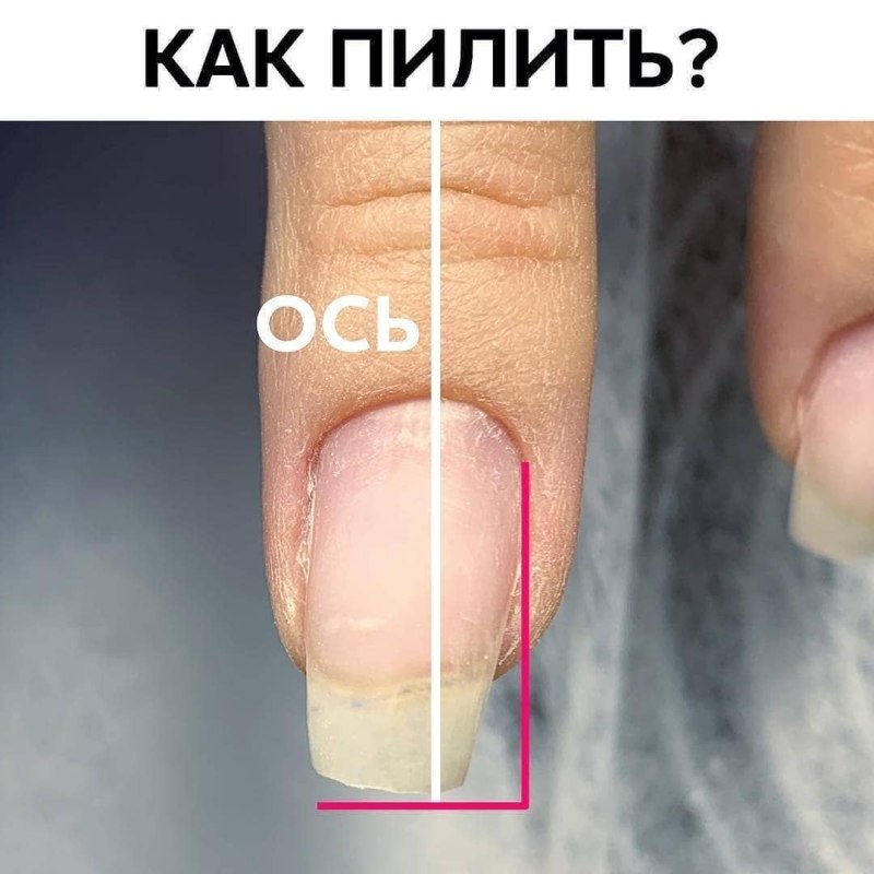 Содранное покрытие с ногтей