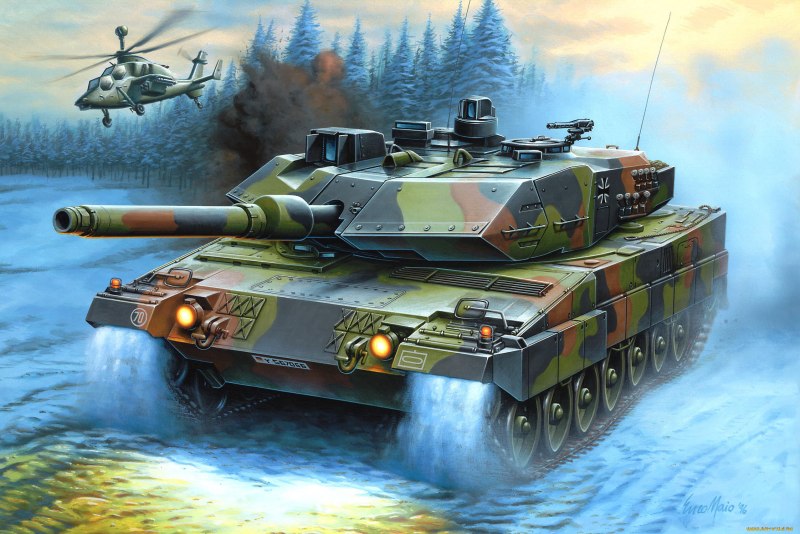 Арт танк Leopard 2а5