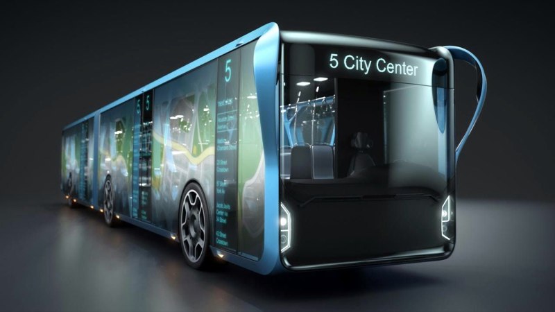 Transparent LCD Bus Concept by tad Orlowski