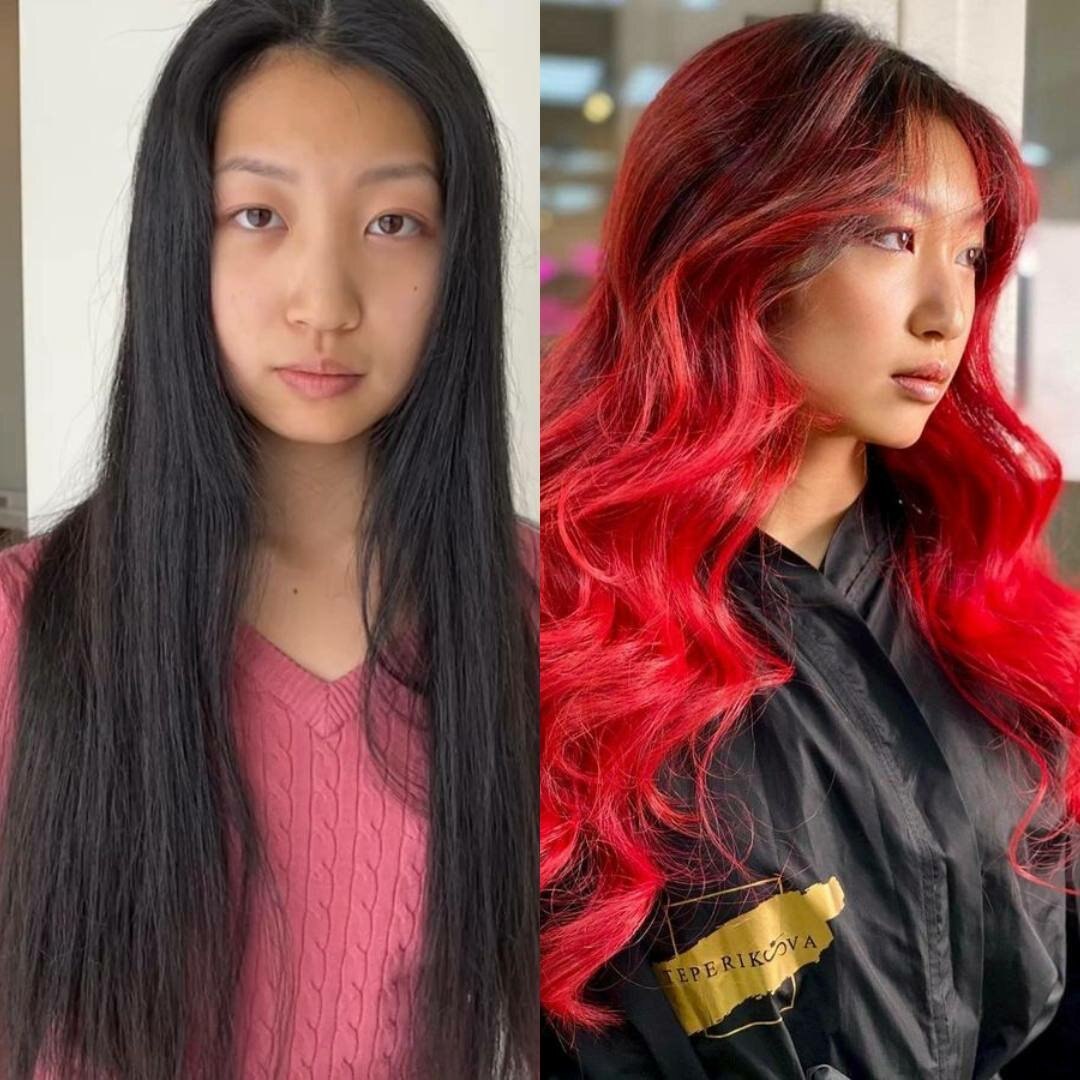 Тенденции окрашивание 2023. Красно малиновый цвет волос. Окрашивание 2023. Трендовое окрашивание 2023 красное. Цвет модный волос в 2023 красные оттенки.