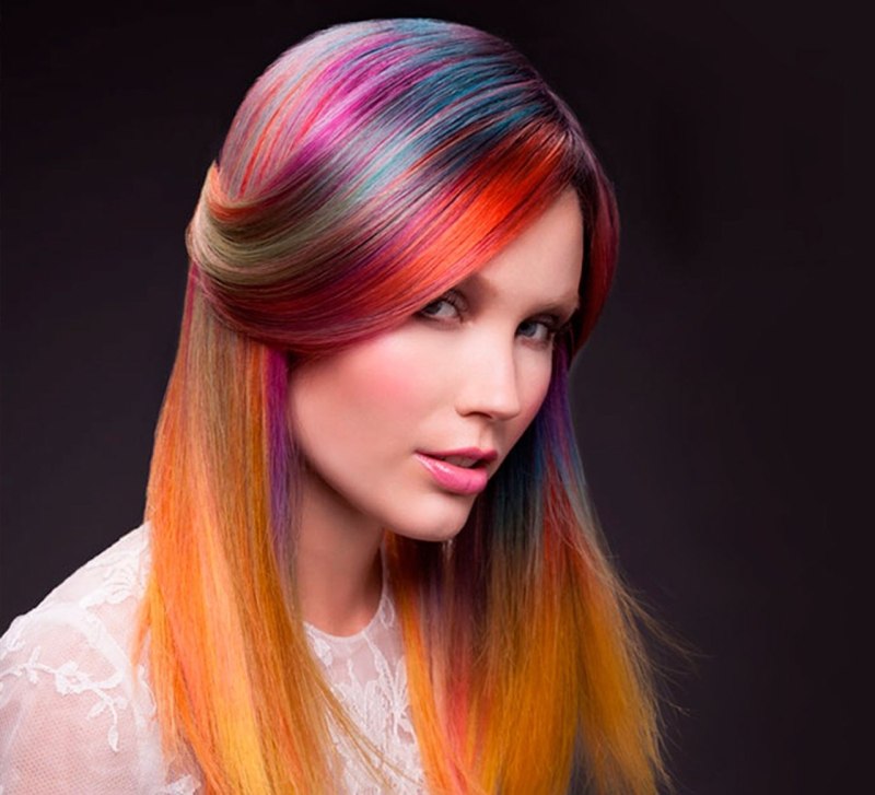 Мелирование Crazy Colors