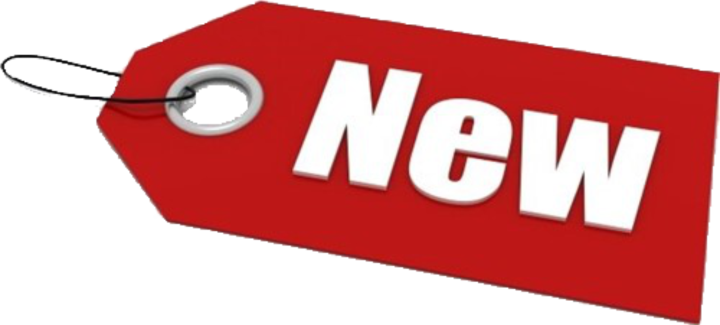 Значок New на прозрачном фоне