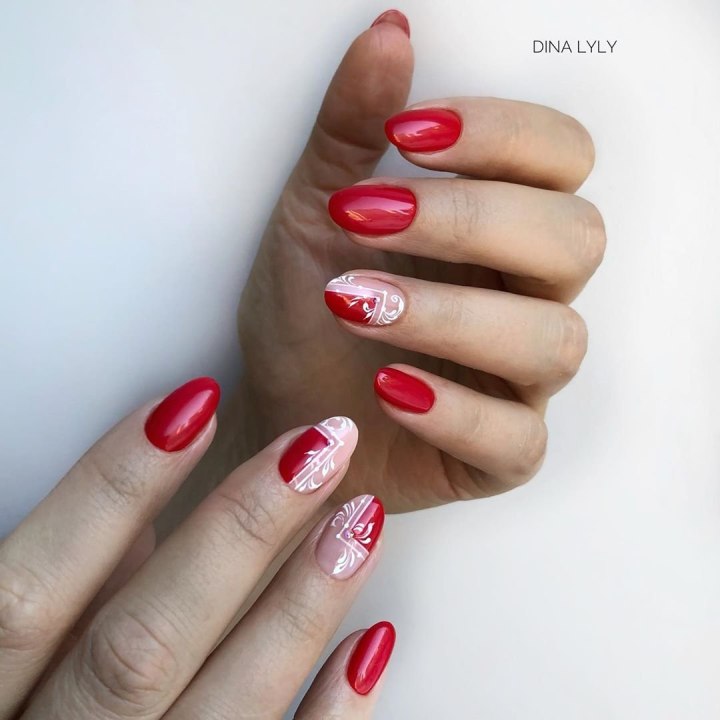 Маник кпасный с молочным