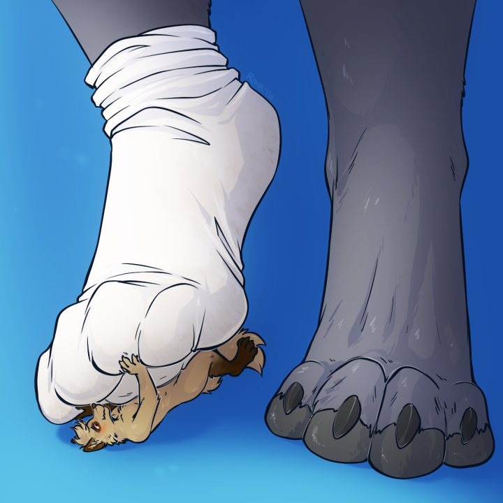Giant furry Stomp
